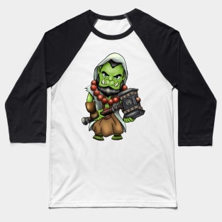 Orc Chibi manga Baseball T-Shirt